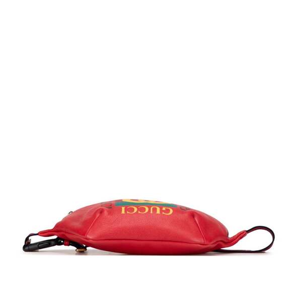 GUCCI Authentic Red Leather Fanny Pack - Picture 3 of 10